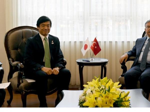 Bakan Yılmaz, Japonya Büyükelçisi Mıyajımayı kabul etti